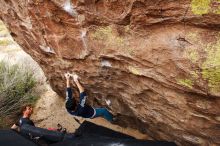 Bouldering in Hueco Tanks on 11/22/2018 with Blue Lizard Climbing and Yoga

Filename: SRM_20181122_1238570.jpg
Aperture: f/5.6
Shutter Speed: 1/400
Body: Canon EOS-1D Mark II
Lens: Canon EF 16-35mm f/2.8 L