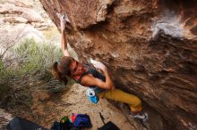 Bouldering in Hueco Tanks on 11/22/2018 with Blue Lizard Climbing and Yoga

Filename: SRM_20181122_1246111.jpg
Aperture: f/5.6
Shutter Speed: 1/500
Body: Canon EOS-1D Mark II
Lens: Canon EF 16-35mm f/2.8 L