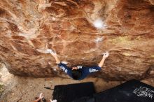 Bouldering in Hueco Tanks on 11/22/2018 with Blue Lizard Climbing and Yoga

Filename: SRM_20181122_1252090.jpg
Aperture: f/5.6
Shutter Speed: 1/400
Body: Canon EOS-1D Mark II
Lens: Canon EF 16-35mm f/2.8 L