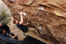 Bouldering in Hueco Tanks on 11/22/2018 with Blue Lizard Climbing and Yoga

Filename: SRM_20181122_1255210.jpg
Aperture: f/5.6
Shutter Speed: 1/400
Body: Canon EOS-1D Mark II
Lens: Canon EF 16-35mm f/2.8 L