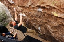 Bouldering in Hueco Tanks on 11/22/2018 with Blue Lizard Climbing and Yoga

Filename: SRM_20181122_1255230.jpg
Aperture: f/5.6
Shutter Speed: 1/400
Body: Canon EOS-1D Mark II
Lens: Canon EF 16-35mm f/2.8 L