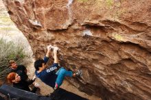 Bouldering in Hueco Tanks on 11/22/2018 with Blue Lizard Climbing and Yoga

Filename: SRM_20181122_1256340.jpg
Aperture: f/5.6
Shutter Speed: 1/400
Body: Canon EOS-1D Mark II
Lens: Canon EF 16-35mm f/2.8 L