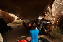 Bouldering in Hueco Tanks on 11/22/2018 with Blue Lizard Climbing and Yoga

Filename: SRM_20181122_1319580.jpg
Aperture: f/5.6
Shutter Speed: 1/1000
Body: Canon EOS-1D Mark II
Lens: Canon EF 16-35mm f/2.8 L