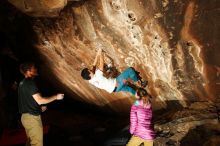 Bouldering in Hueco Tanks on 11/22/2018 with Blue Lizard Climbing and Yoga

Filename: SRM_20181122_1453190.jpg
Aperture: f/8.0
Shutter Speed: 1/250
Body: Canon EOS-1D Mark II
Lens: Canon EF 16-35mm f/2.8 L