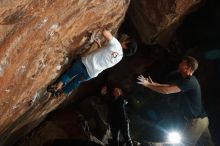 Bouldering in Hueco Tanks on 11/22/2018 with Blue Lizard Climbing and Yoga

Filename: SRM_20181122_1459490.jpg
Aperture: f/8.0
Shutter Speed: 1/250
Body: Canon EOS-1D Mark II
Lens: Canon EF 16-35mm f/2.8 L