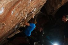 Bouldering in Hueco Tanks on 11/22/2018 with Blue Lizard Climbing and Yoga

Filename: SRM_20181122_1502540.jpg
Aperture: f/8.0
Shutter Speed: 1/250
Body: Canon EOS-1D Mark II
Lens: Canon EF 16-35mm f/2.8 L