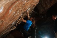 Bouldering in Hueco Tanks on 11/22/2018 with Blue Lizard Climbing and Yoga

Filename: SRM_20181122_1502560.jpg
Aperture: f/8.0
Shutter Speed: 1/250
Body: Canon EOS-1D Mark II
Lens: Canon EF 16-35mm f/2.8 L