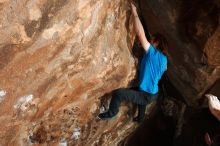 Bouldering in Hueco Tanks on 11/22/2018 with Blue Lizard Climbing and Yoga

Filename: SRM_20181122_1503240.jpg
Aperture: f/8.0
Shutter Speed: 1/250
Body: Canon EOS-1D Mark II
Lens: Canon EF 16-35mm f/2.8 L