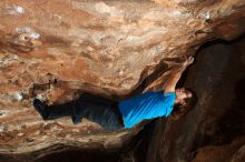 Bouldering in Hueco Tanks on 11/22/2018 with Blue Lizard Climbing and Yoga

Filename: SRM_20181122_1503360.jpg
Aperture: f/8.0
Shutter Speed: 1/250
Body: Canon EOS-1D Mark II
Lens: Canon EF 16-35mm f/2.8 L