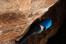 Bouldering in Hueco Tanks on 11/22/2018 with Blue Lizard Climbing and Yoga

Filename: SRM_20181122_1504010.jpg
Aperture: f/8.0
Shutter Speed: 1/250
Body: Canon EOS-1D Mark II
Lens: Canon EF 16-35mm f/2.8 L