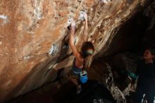 Bouldering in Hueco Tanks on 11/22/2018 with Blue Lizard Climbing and Yoga

Filename: SRM_20181122_1506060.jpg
Aperture: f/8.0
Shutter Speed: 1/250
Body: Canon EOS-1D Mark II
Lens: Canon EF 16-35mm f/2.8 L