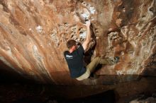 Bouldering in Hueco Tanks on 11/22/2018 with Blue Lizard Climbing and Yoga

Filename: SRM_20181122_1508020.jpg
Aperture: f/8.0
Shutter Speed: 1/250
Body: Canon EOS-1D Mark II
Lens: Canon EF 16-35mm f/2.8 L