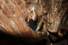 Bouldering in Hueco Tanks on 11/22/2018 with Blue Lizard Climbing and Yoga

Filename: SRM_20181122_1508080.jpg
Aperture: f/8.0
Shutter Speed: 1/250
Body: Canon EOS-1D Mark II
Lens: Canon EF 16-35mm f/2.8 L