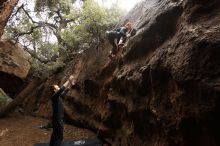 Bouldering in Hueco Tanks on 11/22/2018 with Blue Lizard Climbing and Yoga

Filename: SRM_20181122_1514200.jpg
Aperture: f/4.0
Shutter Speed: 1/250
Body: Canon EOS-1D Mark II
Lens: Canon EF 16-35mm f/2.8 L