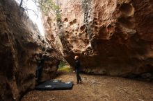 Bouldering in Hueco Tanks on 11/22/2018 with Blue Lizard Climbing and Yoga

Filename: SRM_20181122_1519090.jpg
Aperture: f/4.0
Shutter Speed: 1/200
Body: Canon EOS-1D Mark II
Lens: Canon EF 16-35mm f/2.8 L