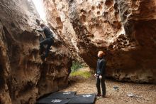 Bouldering in Hueco Tanks on 11/22/2018 with Blue Lizard Climbing and Yoga

Filename: SRM_20181122_1519410.jpg
Aperture: f/4.0
Shutter Speed: 1/125
Body: Canon EOS-1D Mark II
Lens: Canon EF 16-35mm f/2.8 L