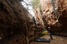 Bouldering in Hueco Tanks on 11/22/2018 with Blue Lizard Climbing and Yoga

Filename: SRM_20181122_1520170.jpg
Aperture: f/4.0
Shutter Speed: 1/200
Body: Canon EOS-1D Mark II
Lens: Canon EF 16-35mm f/2.8 L