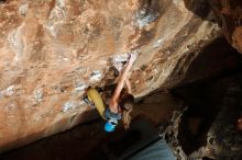 Bouldering in Hueco Tanks on 11/22/2018 with Blue Lizard Climbing and Yoga

Filename: SRM_20181122_1552070.jpg
Aperture: f/8.0
Shutter Speed: 1/250
Body: Canon EOS-1D Mark II
Lens: Canon EF 16-35mm f/2.8 L