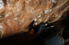 Bouldering in Hueco Tanks on 11/22/2018 with Blue Lizard Climbing and Yoga

Filename: SRM_20181122_1552580.jpg
Aperture: f/8.0
Shutter Speed: 1/250
Body: Canon EOS-1D Mark II
Lens: Canon EF 16-35mm f/2.8 L