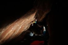 Bouldering in Hueco Tanks on 11/22/2018 with Blue Lizard Climbing and Yoga

Filename: SRM_20181122_1556010.jpg
Aperture: f/8.0
Shutter Speed: 1/250
Body: Canon EOS-1D Mark II
Lens: Canon EF 16-35mm f/2.8 L