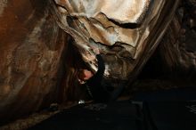 Bouldering in Hueco Tanks on 11/22/2018 with Blue Lizard Climbing and Yoga

Filename: SRM_20181122_1628330.jpg
Aperture: f/8.0
Shutter Speed: 1/250
Body: Canon EOS-1D Mark II
Lens: Canon EF 16-35mm f/2.8 L