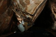 Bouldering in Hueco Tanks on 11/22/2018 with Blue Lizard Climbing and Yoga

Filename: SRM_20181122_1640060.jpg
Aperture: f/8.0
Shutter Speed: 1/250
Body: Canon EOS-1D Mark II
Lens: Canon EF 16-35mm f/2.8 L