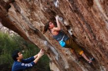 Bouldering in Hueco Tanks on 11/22/2018 with Blue Lizard Climbing and Yoga

Filename: SRM_20181122_1730080.jpg
Aperture: f/2.0
Shutter Speed: 1/125
Body: Canon EOS-1D Mark II
Lens: Canon EF 85mm f/1.2 L II