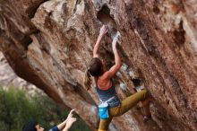 Bouldering in Hueco Tanks on 11/22/2018 with Blue Lizard Climbing and Yoga

Filename: SRM_20181122_1730150.jpg
Aperture: f/2.0
Shutter Speed: 1/125
Body: Canon EOS-1D Mark II
Lens: Canon EF 85mm f/1.2 L II