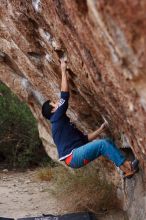 Bouldering in Hueco Tanks on 11/22/2018 with Blue Lizard Climbing and Yoga

Filename: SRM_20181122_1732140.jpg
Aperture: f/2.0
Shutter Speed: 1/320
Body: Canon EOS-1D Mark II
Lens: Canon EF 85mm f/1.2 L II