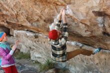 Bouldering in Hueco Tanks on 11/20/2018 with Blue Lizard Climbing and Yoga

Filename: SRM_20181120_1012390.jpg
Aperture: f/4.0
Shutter Speed: 1/400
Body: Canon EOS-1D Mark II
Lens: Canon EF 50mm f/1.8 II