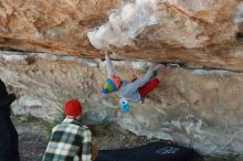 Bouldering in Hueco Tanks on 11/20/2018 with Blue Lizard Climbing and Yoga

Filename: SRM_20181120_1015010.jpg
Aperture: f/4.0
Shutter Speed: 1/400
Body: Canon EOS-1D Mark II
Lens: Canon EF 50mm f/1.8 II