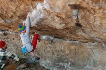 Bouldering in Hueco Tanks on 11/20/2018 with Blue Lizard Climbing and Yoga

Filename: SRM_20181120_1015150.jpg
Aperture: f/4.0
Shutter Speed: 1/400
Body: Canon EOS-1D Mark II
Lens: Canon EF 50mm f/1.8 II