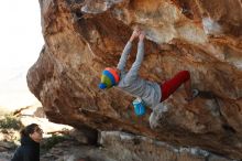 Bouldering in Hueco Tanks on 11/20/2018 with Blue Lizard Climbing and Yoga

Filename: SRM_20181120_1015470.jpg
Aperture: f/4.0
Shutter Speed: 1/800
Body: Canon EOS-1D Mark II
Lens: Canon EF 50mm f/1.8 II
