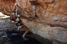 Bouldering in Hueco Tanks on 11/20/2018 with Blue Lizard Climbing and Yoga

Filename: SRM_20181120_1028140.jpg
Aperture: f/5.6
Shutter Speed: 1/400
Body: Canon EOS-1D Mark II
Lens: Canon EF 16-35mm f/2.8 L