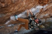 Bouldering in Hueco Tanks on 11/20/2018 with Blue Lizard Climbing and Yoga

Filename: SRM_20181120_1045590.jpg
Aperture: f/5.6
Shutter Speed: 1/500
Body: Canon EOS-1D Mark II
Lens: Canon EF 16-35mm f/2.8 L