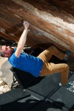 Bouldering in Hueco Tanks on 11/20/2018 with Blue Lizard Climbing and Yoga

Filename: SRM_20181120_1157560.jpg
Aperture: f/8.0
Shutter Speed: 1/250
Body: Canon EOS-1D Mark II
Lens: Canon EF 50mm f/1.8 II