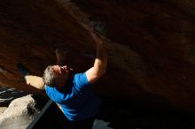 Bouldering in Hueco Tanks on 11/20/2018 with Blue Lizard Climbing and Yoga

Filename: SRM_20181120_1205040.jpg
Aperture: f/8.0
Shutter Speed: 1/250
Body: Canon EOS-1D Mark II
Lens: Canon EF 50mm f/1.8 II