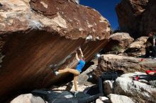 Bouldering in Hueco Tanks on 11/20/2018 with Blue Lizard Climbing and Yoga

Filename: SRM_20181120_1226400.jpg
Aperture: f/8.0
Shutter Speed: 1/250
Body: Canon EOS-1D Mark II
Lens: Canon EF 16-35mm f/2.8 L