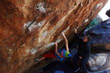 Bouldering in Hueco Tanks on 11/20/2018 with Blue Lizard Climbing and Yoga

Filename: SRM_20181120_1249280.jpg
Aperture: f/4.5
Shutter Speed: 1/250
Body: Canon EOS-1D Mark II
Lens: Canon EF 16-35mm f/2.8 L