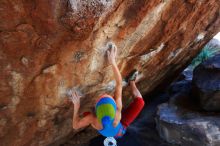 Bouldering in Hueco Tanks on 11/20/2018 with Blue Lizard Climbing and Yoga

Filename: SRM_20181120_1257480.jpg
Aperture: f/4.0
Shutter Speed: 1/250
Body: Canon EOS-1D Mark II
Lens: Canon EF 16-35mm f/2.8 L