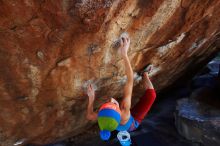 Bouldering in Hueco Tanks on 11/20/2018 with Blue Lizard Climbing and Yoga

Filename: SRM_20181120_1304010.jpg
Aperture: f/4.5
Shutter Speed: 1/250
Body: Canon EOS-1D Mark II
Lens: Canon EF 16-35mm f/2.8 L