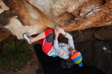 Bouldering in Hueco Tanks on 11/20/2018 with Blue Lizard Climbing and Yoga

Filename: SRM_20181120_1737561.jpg
Aperture: f/4.5
Shutter Speed: 1/250
Body: Canon EOS-1D Mark II
Lens: Canon EF 16-35mm f/2.8 L