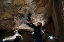 Bouldering in Hueco Tanks on 11/19/2018 with Blue Lizard Climbing and Yoga

Filename: SRM_20181119_1156300.jpg
Aperture: f/8.0
Shutter Speed: 1/250
Body: Canon EOS-1D Mark II
Lens: Canon EF 16-35mm f/2.8 L