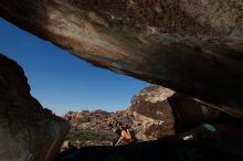 Bouldering in Hueco Tanks on 11/19/2018 with Blue Lizard Climbing and Yoga

Filename: SRM_20181119_1413270.jpg
Aperture: f/8.0
Shutter Speed: 1/250
Body: Canon EOS-1D Mark II
Lens: Canon EF 16-35mm f/2.8 L