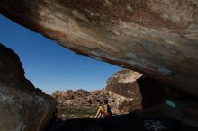 Bouldering in Hueco Tanks on 11/19/2018 with Blue Lizard Climbing and Yoga

Filename: SRM_20181119_1413590.jpg
Aperture: f/8.0
Shutter Speed: 1/250
Body: Canon EOS-1D Mark II
Lens: Canon EF 16-35mm f/2.8 L