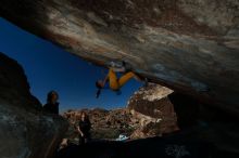 Bouldering in Hueco Tanks on 11/19/2018 with Blue Lizard Climbing and Yoga

Filename: SRM_20181119_1426360.jpg
Aperture: f/8.0
Shutter Speed: 1/250
Body: Canon EOS-1D Mark II
Lens: Canon EF 16-35mm f/2.8 L