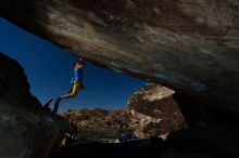Bouldering in Hueco Tanks on 11/19/2018 with Blue Lizard Climbing and Yoga

Filename: SRM_20181119_1442470.jpg
Aperture: f/8.0
Shutter Speed: 1/250
Body: Canon EOS-1D Mark II
Lens: Canon EF 16-35mm f/2.8 L