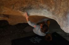 Bouldering in Hueco Tanks on 11/19/2018 with Blue Lizard Climbing and Yoga

Filename: SRM_20181119_1527460.jpg
Aperture: f/2.8
Shutter Speed: 1/250
Body: Canon EOS-1D Mark II
Lens: Canon EF 50mm f/1.8 II