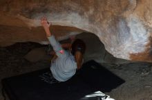 Bouldering in Hueco Tanks on 11/19/2018 with Blue Lizard Climbing and Yoga

Filename: SRM_20181119_1559160.jpg
Aperture: f/2.8
Shutter Speed: 1/250
Body: Canon EOS-1D Mark II
Lens: Canon EF 50mm f/1.8 II