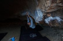 Bouldering in Hueco Tanks on 11/19/2018 with Blue Lizard Climbing and Yoga

Filename: SRM_20181119_1639560.jpg
Aperture: f/2.8
Shutter Speed: 1/250
Body: Canon EOS-1D Mark II
Lens: Canon EF 16-35mm f/2.8 L